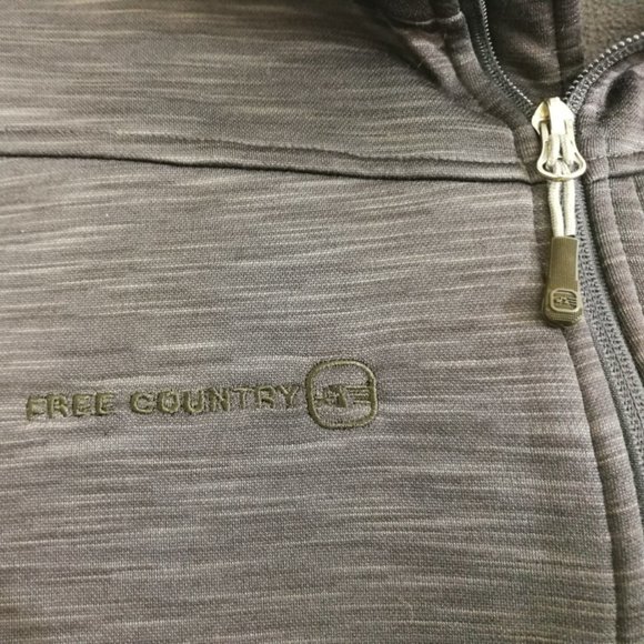 Free Country spring/fall jacket. Dark blue. size Large. - Picture 3 of 5